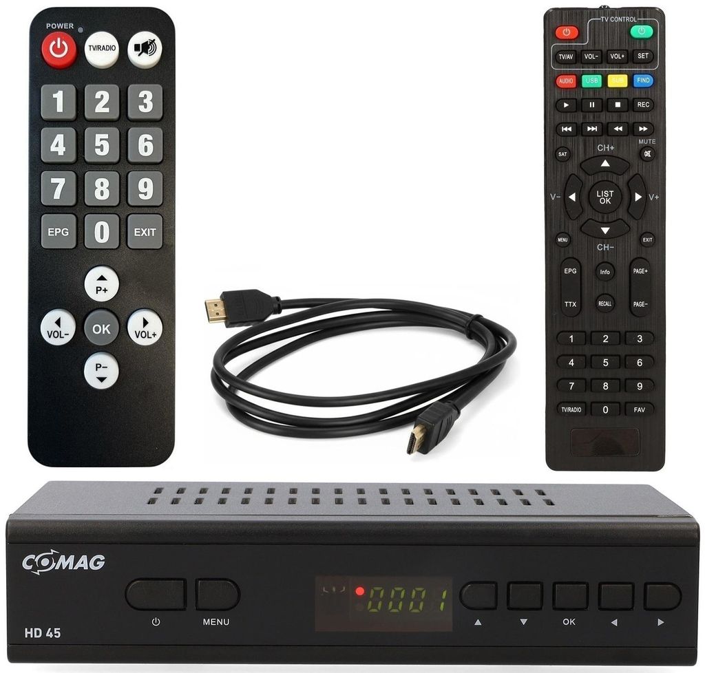 COMAG HD 45 digitaler HD SAT Receiver mit PVR TV Aufnahme Produktbild 