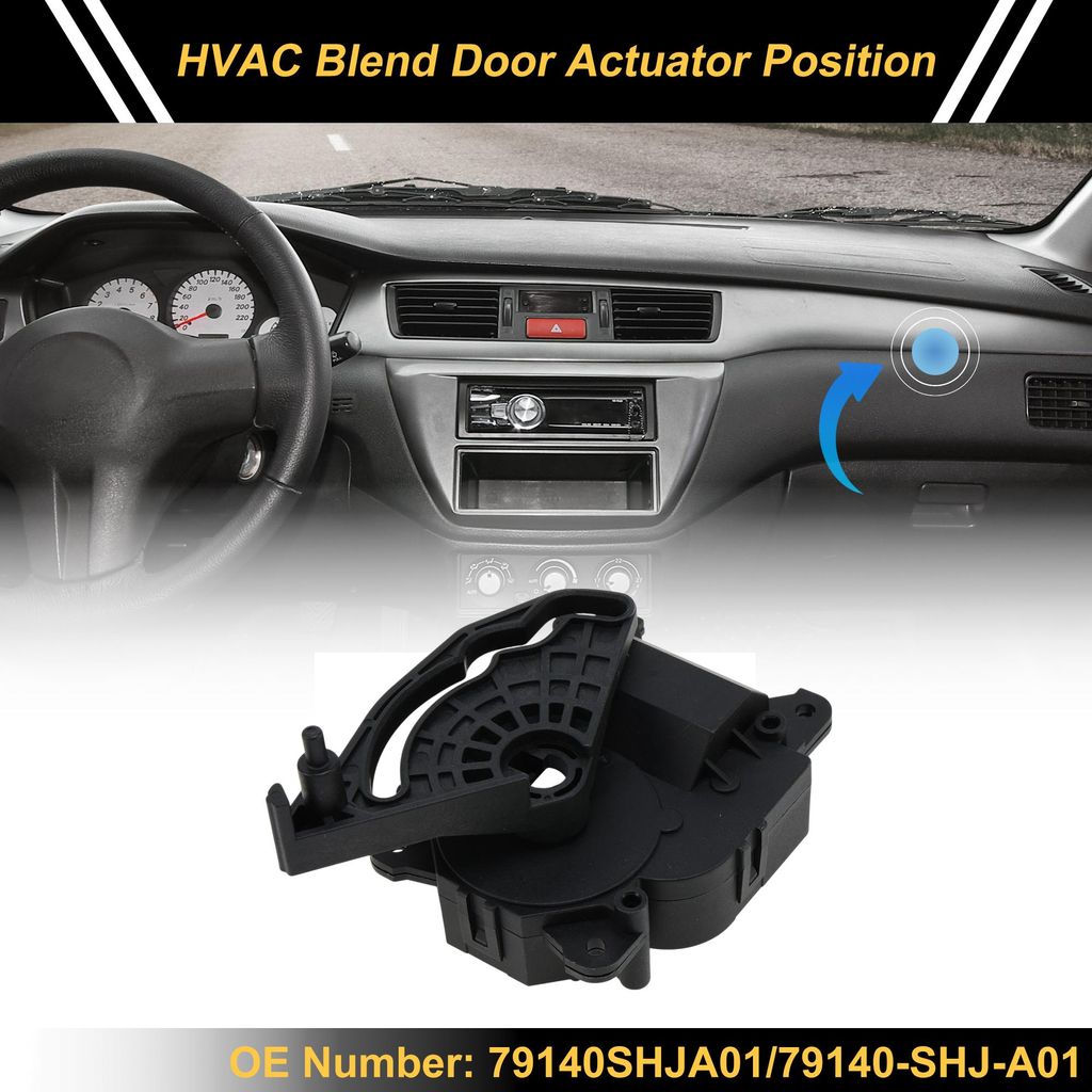 HVAC Heizklappenaktuator Ersatz für Acura MDX 2007-2013 AC Heizaktuator Nr.79140SHJA01/79140-SHJ-A01 Luftklappenaktuator Kunststoff Metall