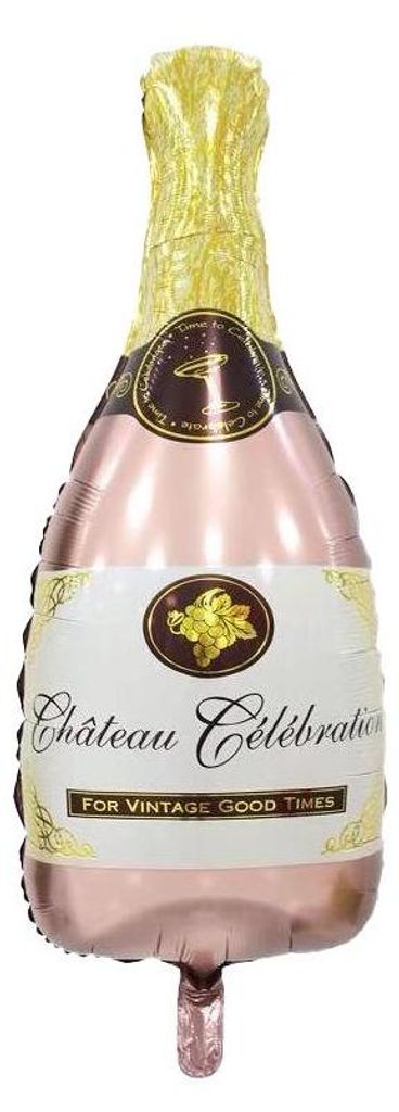 Folienballon Champagner rosa 100 cm Produktbild 