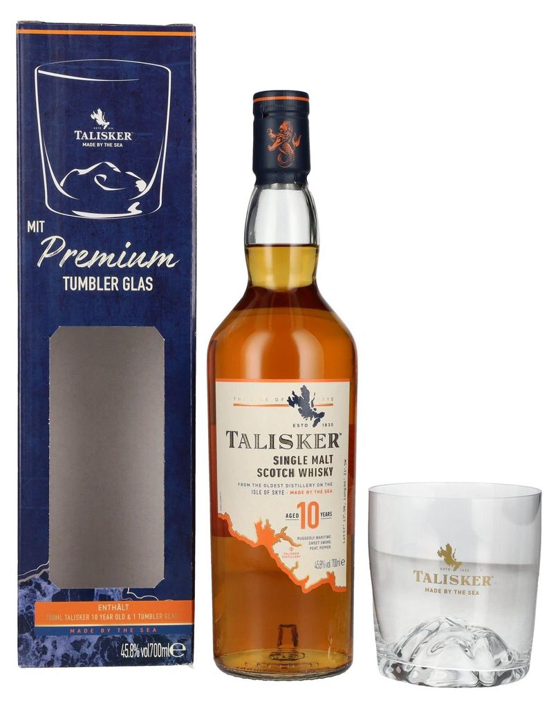 Talisker 10 Years Old Single Malt Scotch Whisky 45,8% Vol. Produktbild 