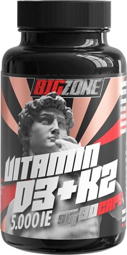 Big Zone Vitamin D3 + K2 (90 Kapseln) Produktbild 