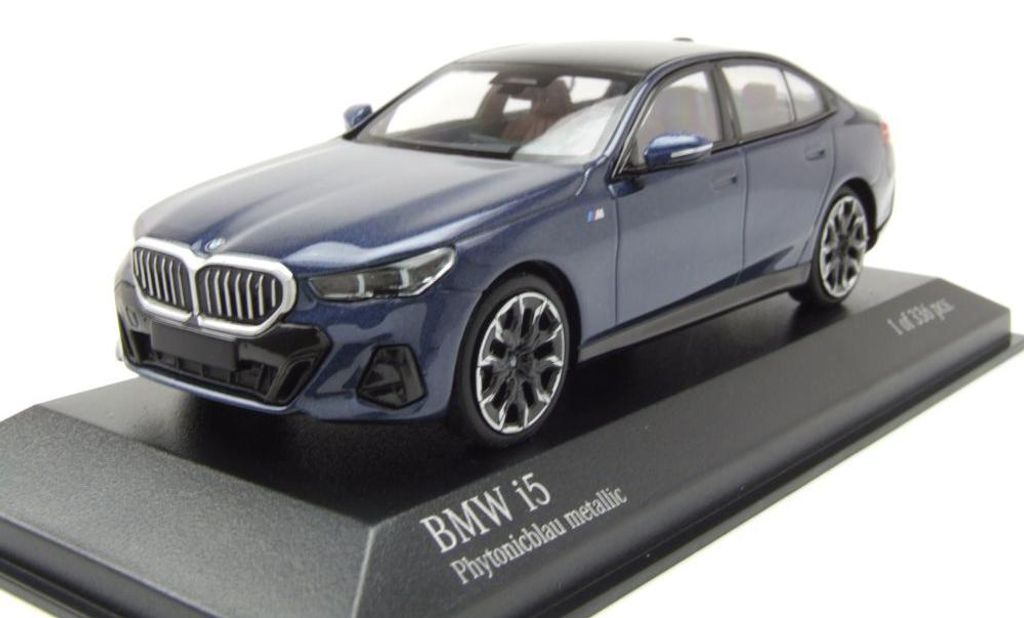 Minichamps 410024100 BMW I5 2024 dunkelblau metallic 1:43 Produktbild 