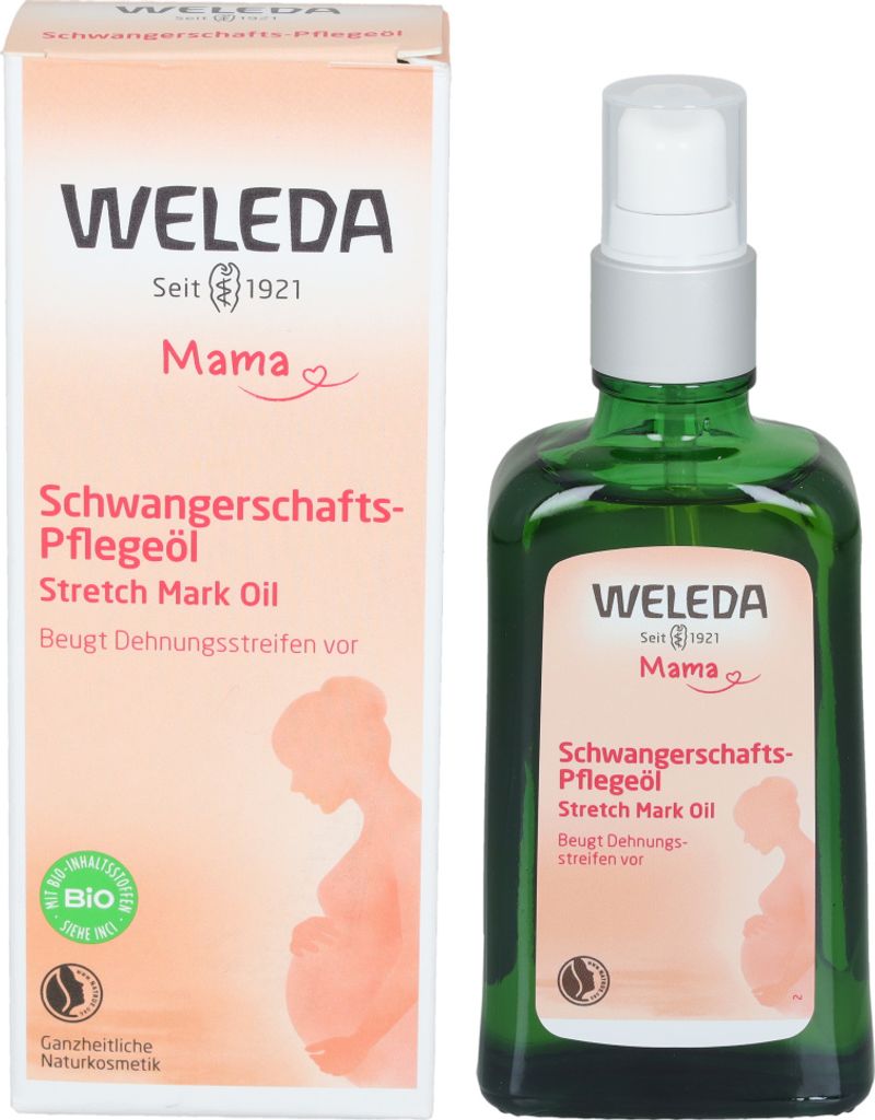 Weleda Mama Schwangerschafts-Pflegeöl 100 ml, Öl, Frauen, Produktbild 