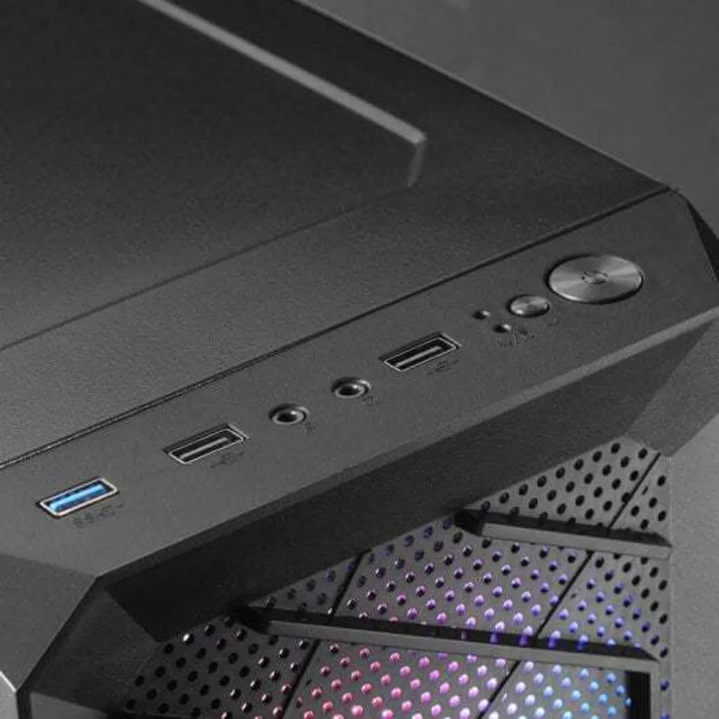 Mars Gaming MC-TOR Semitower Nero - Design Mesh e 3 Ventole FRGB - 4