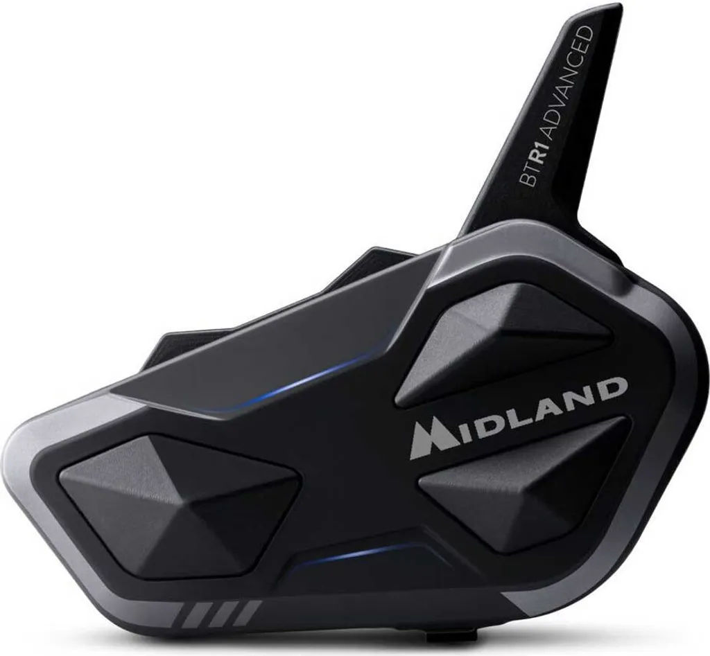 Interphone Bluetooth Midland BTR1 Advanced idéal pour voyages et duo moto