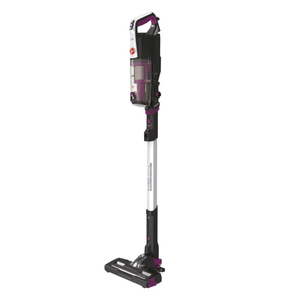 Hoover HF522LHS 011, Pionowy odkurzacz, Bez worka, Czarny, Zdjęcie produktu 