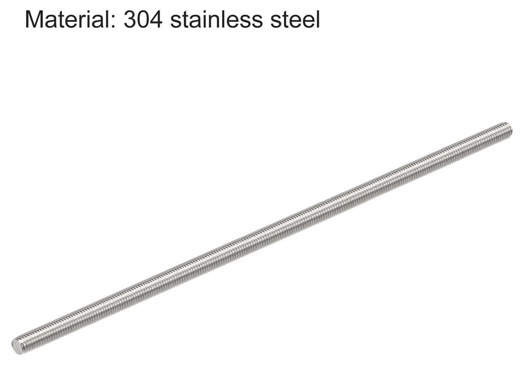 Voll Gewindestange M6 x 200mm 304 Edelstahl Rechtsgewinde Ersatz