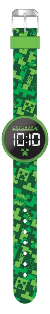 Montre enfant Minecraft LED ronde idéale pour l'école et le sport x3