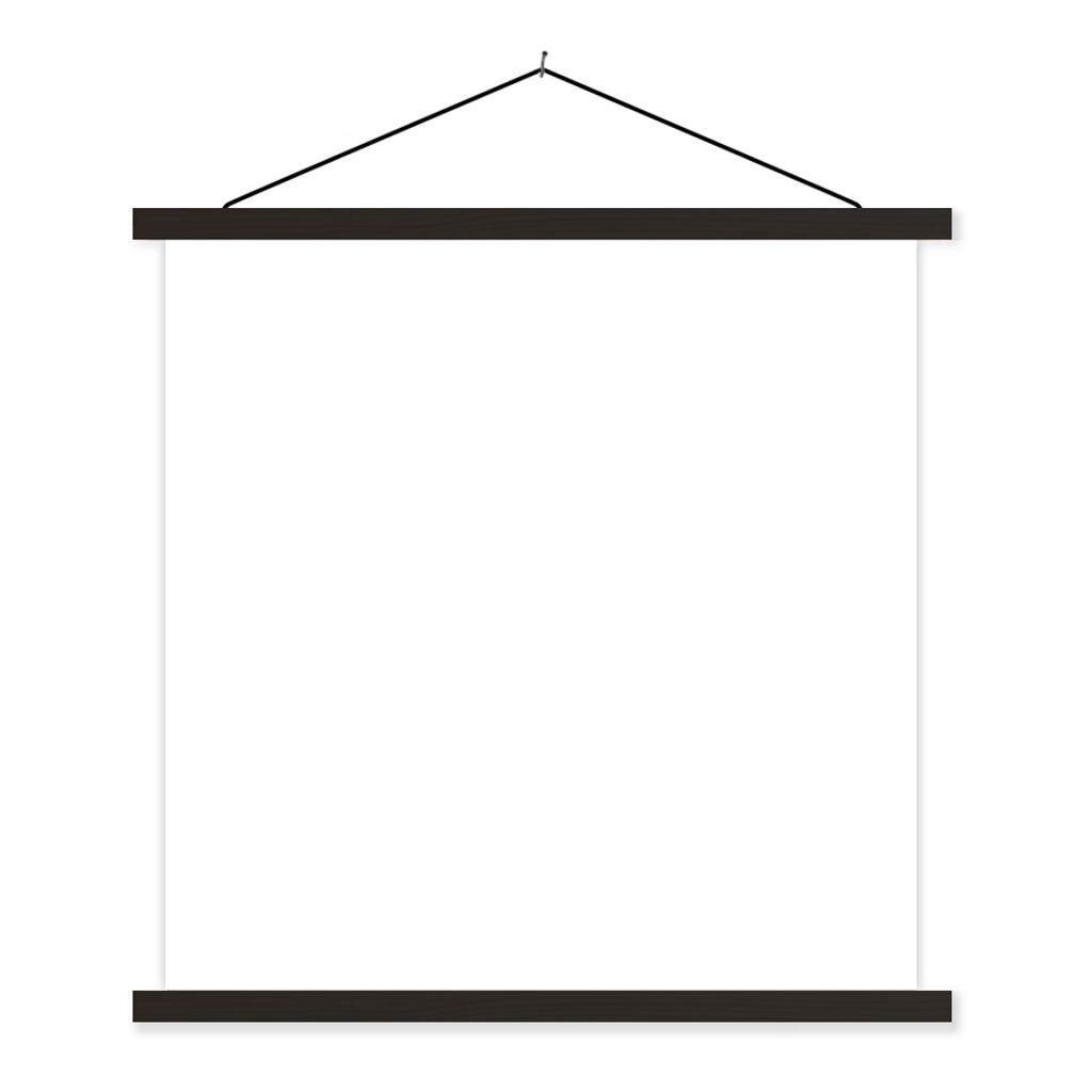 MuchoWow Textilposter Einfarbig - Design - Weiß - Muster 40x40 cm mit schwarzem Rahmen - Fotos