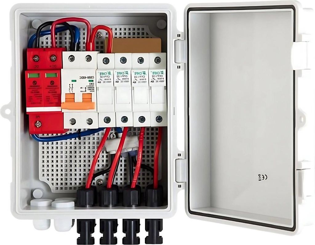 Sicherungskasten / PV-Kombinationskasten – ABS Installationskasten – Schaltkasten – Sicherungskasten – 17x23x11cm – Für Solarpaneele –...