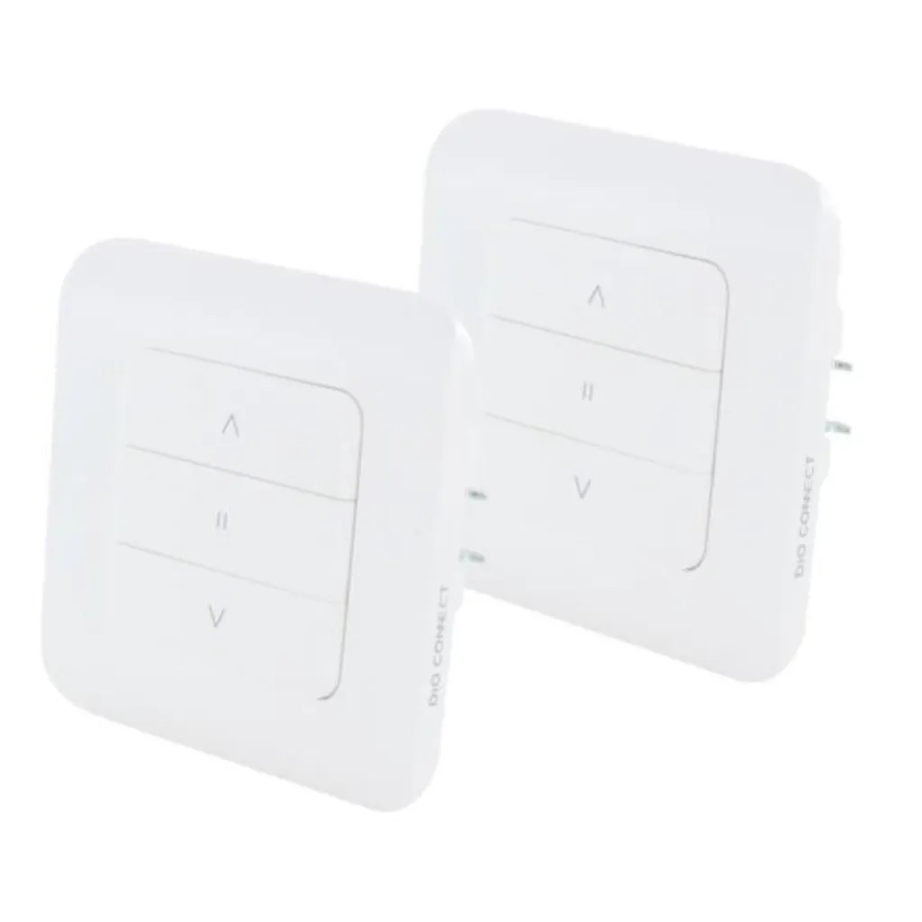 Duo interrupteurs volets roulants DiO CONNECT avec contrôle smartphone Wi-Fi