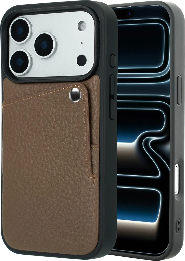 Custodia Selencia Riva iPhone 17 Pro Max Mocha Brown - Design in Pelle