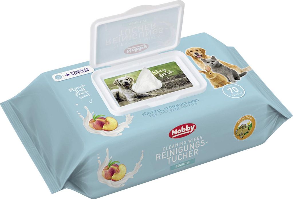 Nobby Universal Reinigungstuch 70 Tücher je Packung. Produktbild 