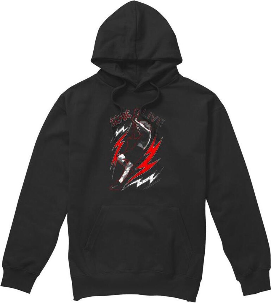 AC/DC - "Live" Kapuzenpullover für Herren TV7275 (S) (Schwarz)