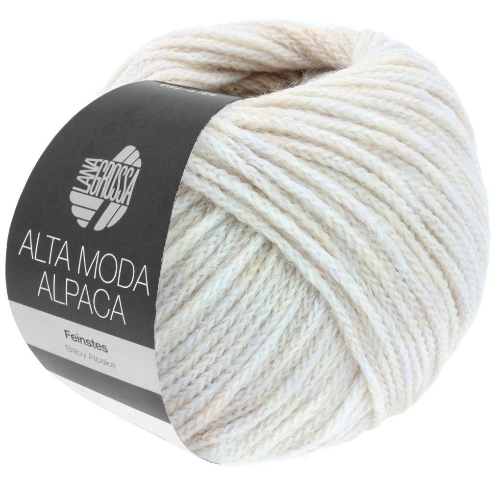 Lana Grossa ALTA MODA ALPACA 50 g edles Garn aus hauchfeinem Baby-Alpaca 140 m Farbe 072 - Natur