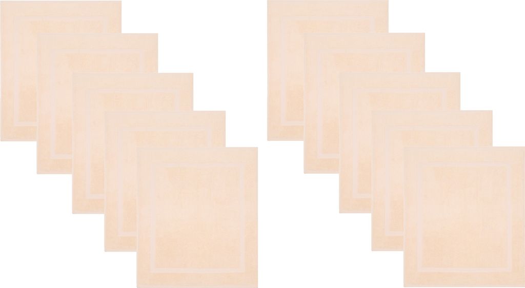 Betz 10 Stück Badvorleger 50x70 cm PREMIUM Badematte Produktbild 