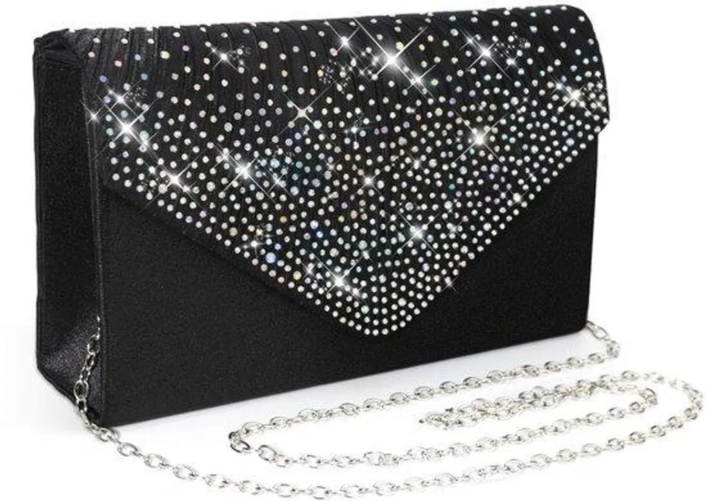 Pochette de soirée pailletée anti-accroche : l'élégance sans compromis