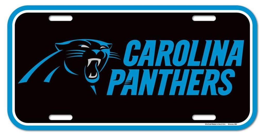 Wincraft NFL Kennzeichenschild - Carolina Panthers