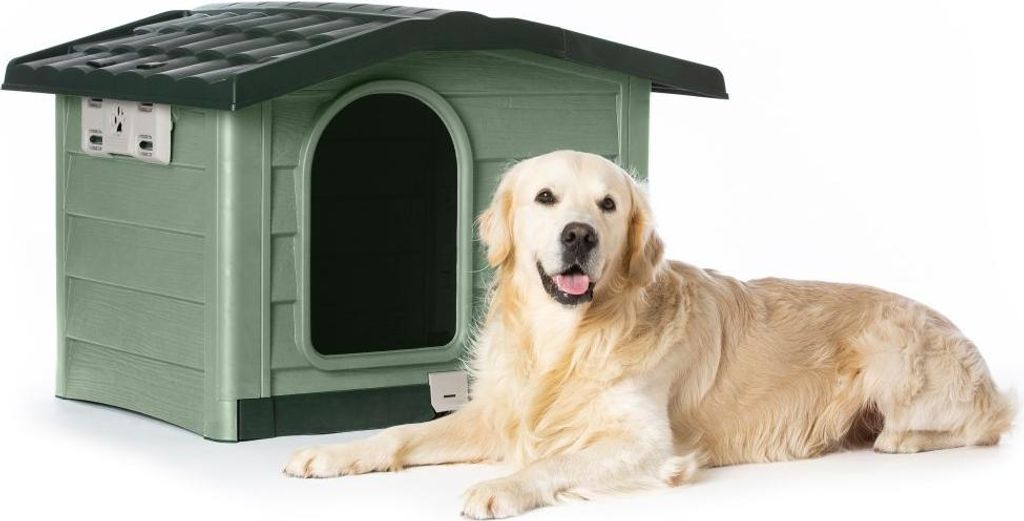 Bama Pet Cuccia Hondenhok 110x94x77 cm Groen Image du produit 
