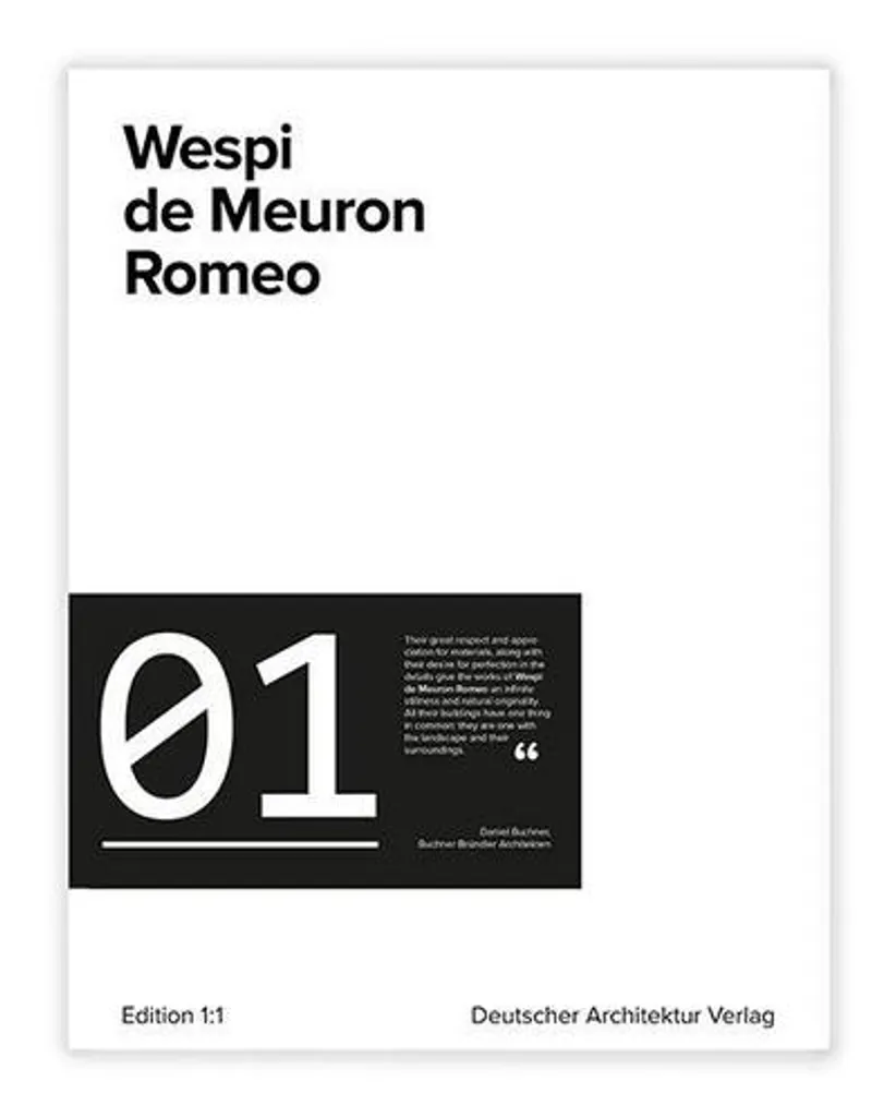 Architecture Minimaliste Wespi de Meuron Romeo - Détails et Plans Inédits