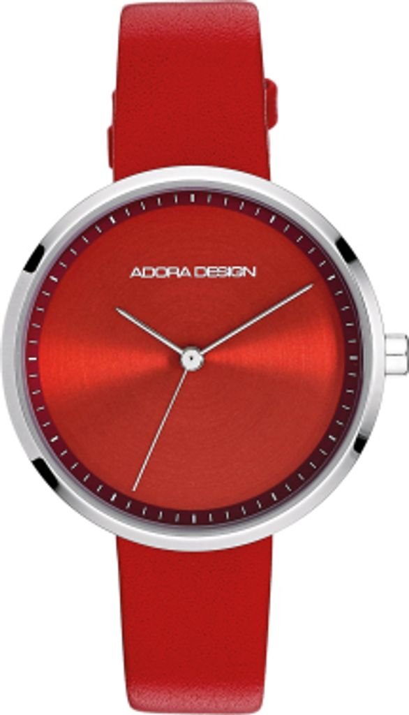 ADORA AD8663 Damen Uhr Edelstahl Leder Quarz Produktbild 