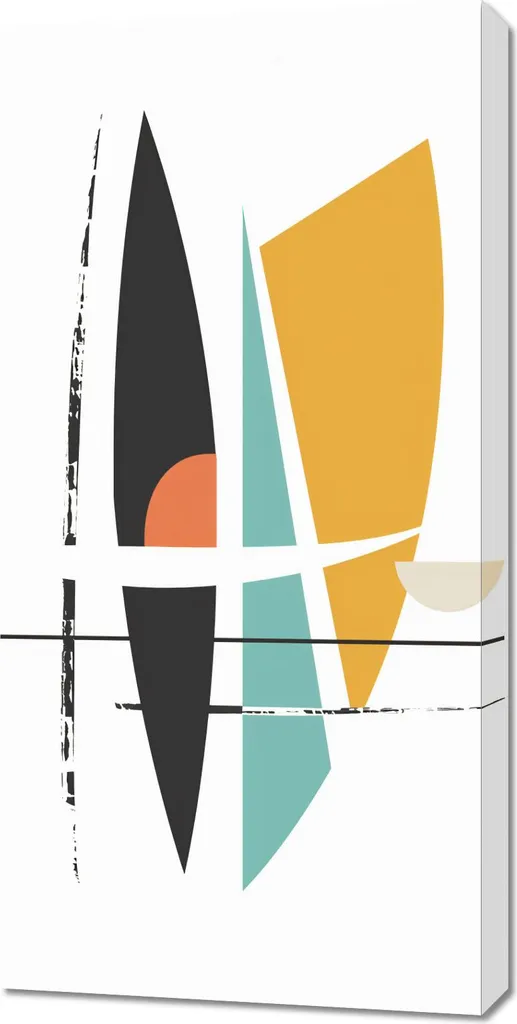 Tableau Déco Marine 50x100 cm Aventures Nautiques pour votre Salon