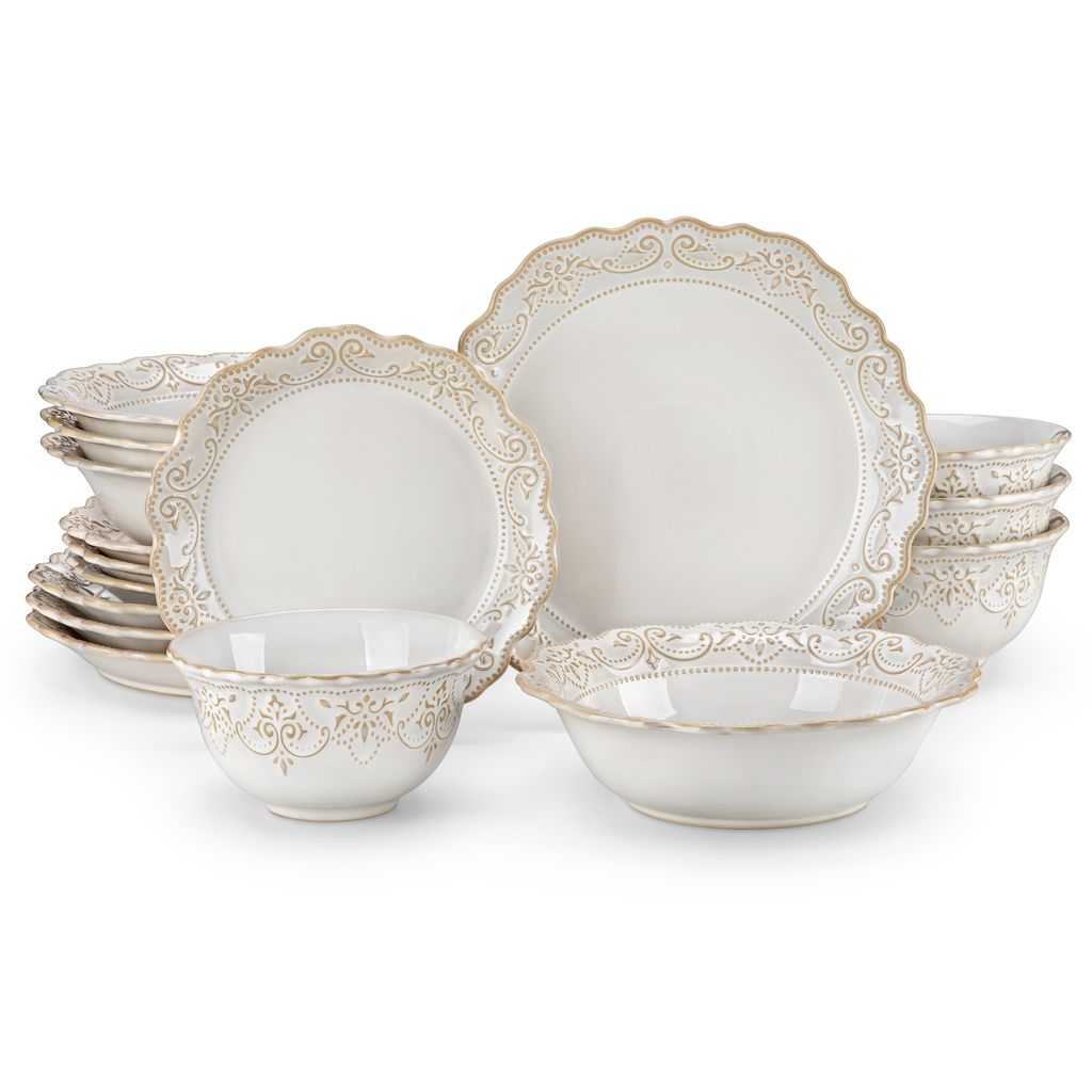 Service de table en céramique stoneware, 16 pièces, service Image du produit 