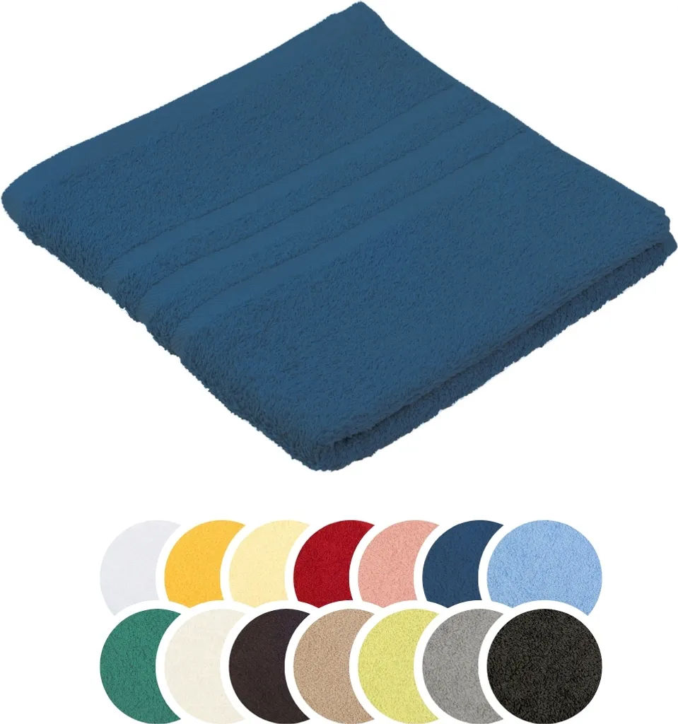 Morbidezza Infinita: Asciugamano Liebling 100% Cotone Blu Cobalto