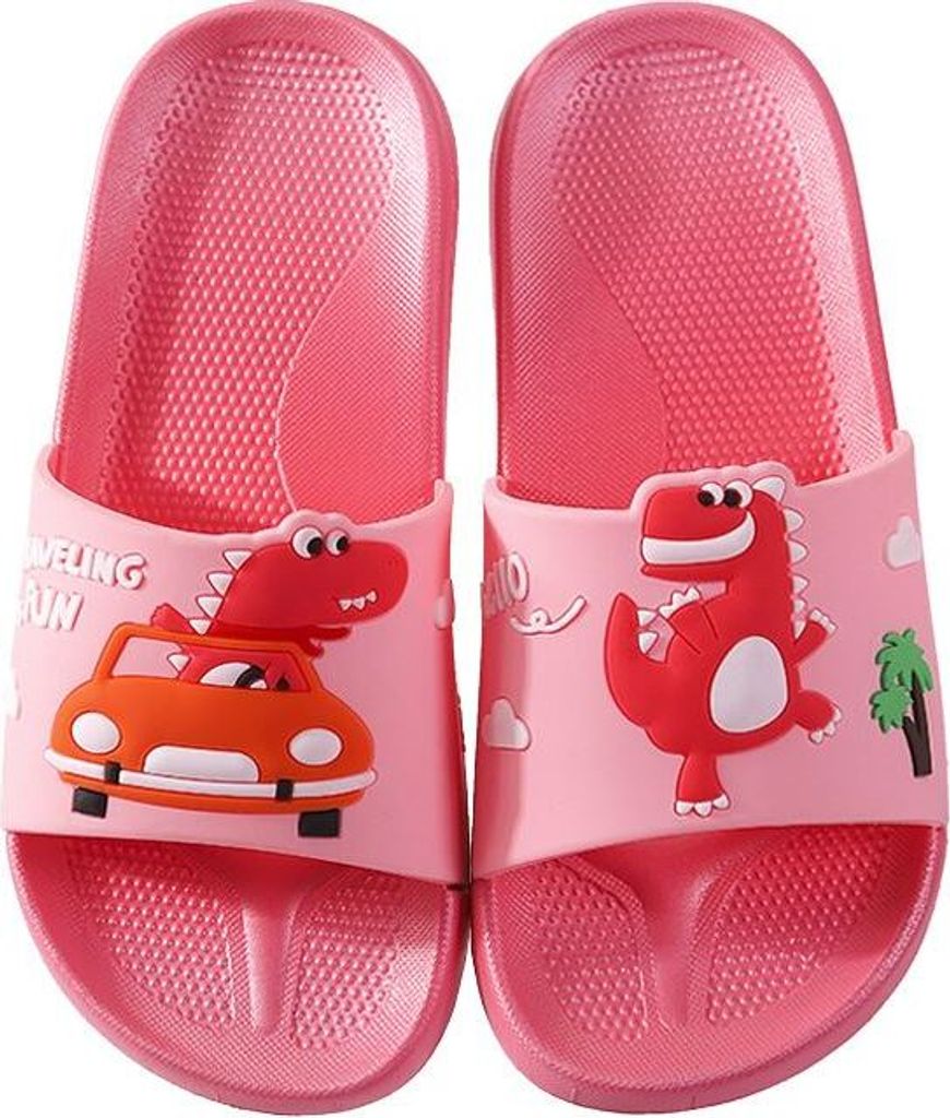 Kinder Mädchen Jungen Pantoletten Badeschuhe Hausschuhe MD-30 Rosa Gr.34/35