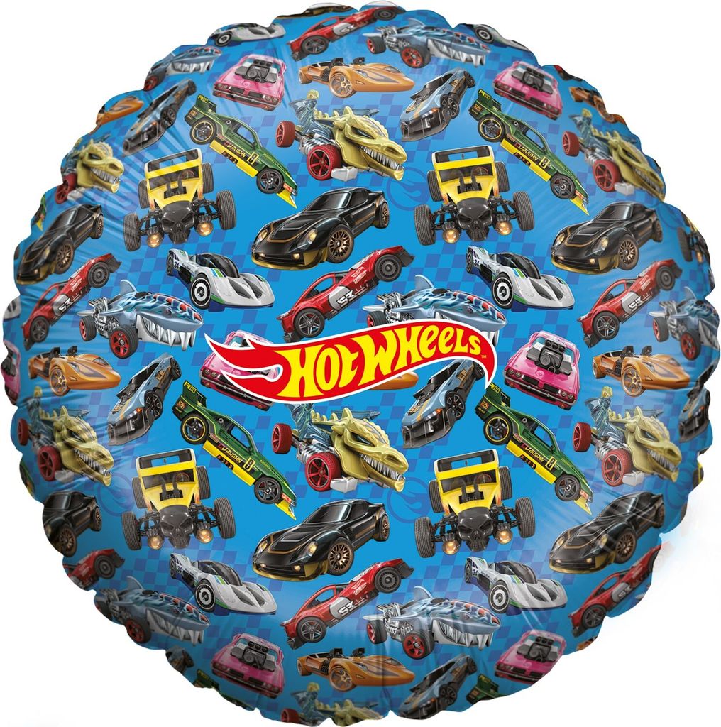 Folienballon Hot Wheels Ø 45 cm Produktbild 