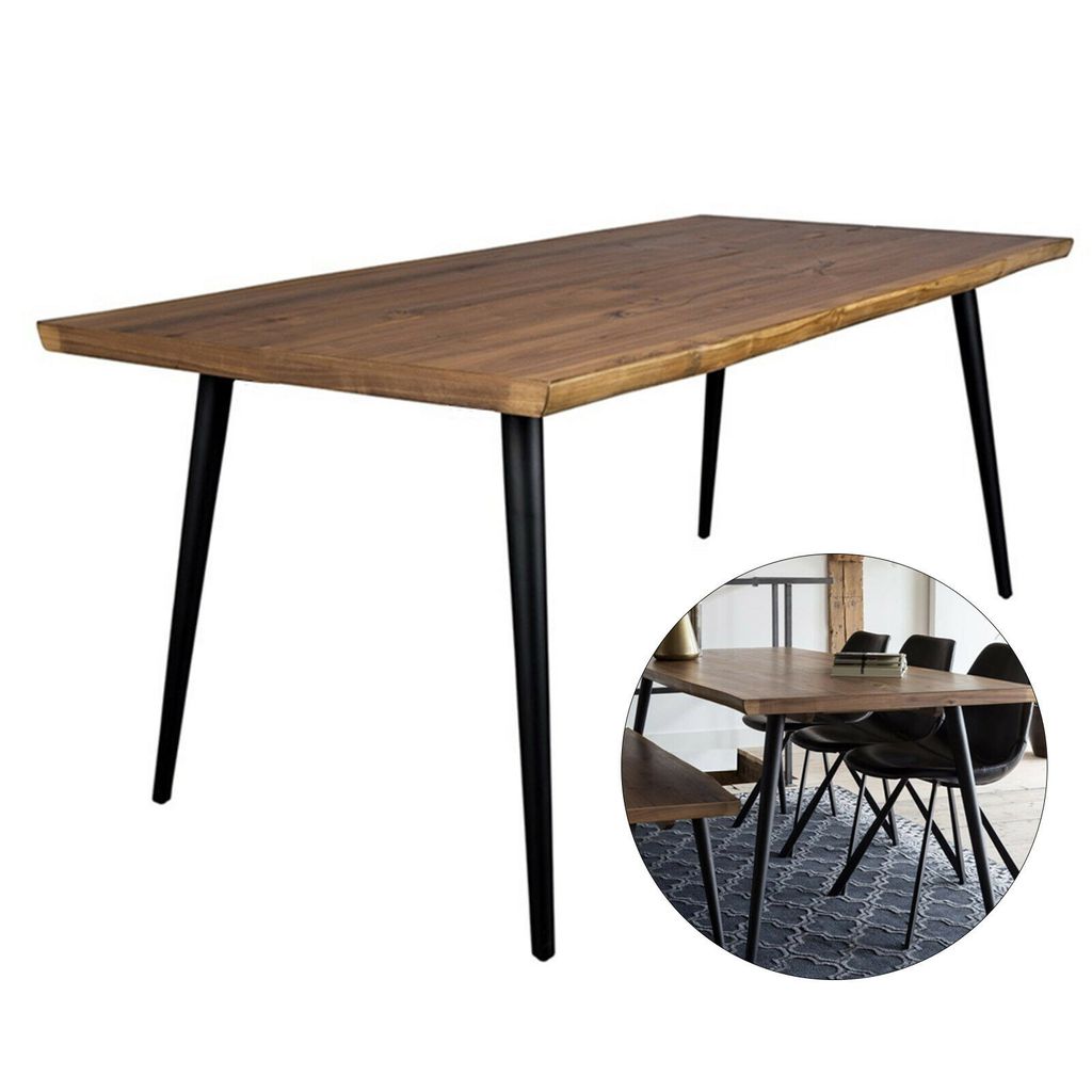 4x 72cm Tischbeine konisch Tischfüße Stahl Für Esstisch Couchtisch Schreibtisch