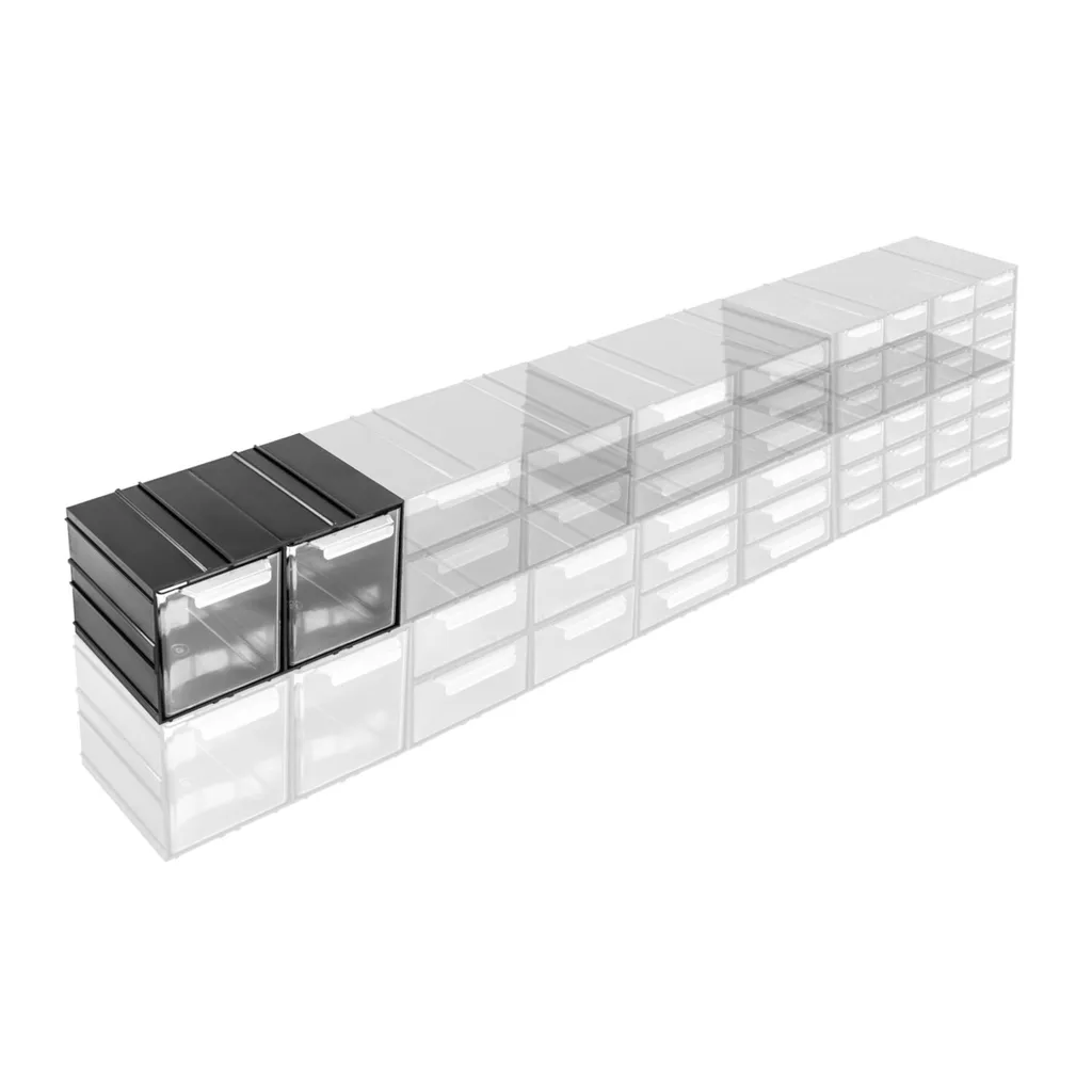 Armoire modulaire 92 cm : solution gain de place extensible et organisée - 3