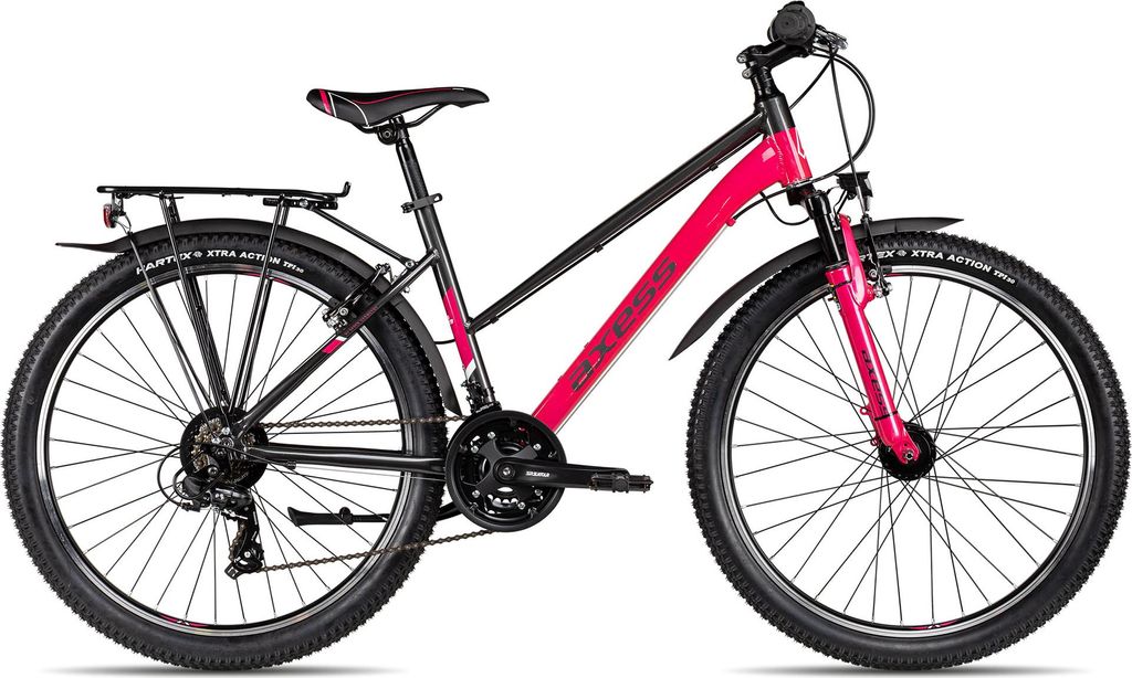 Axess Adventure 26 Trapez Jugendfahrrad mit Federgabel & Produktbild 