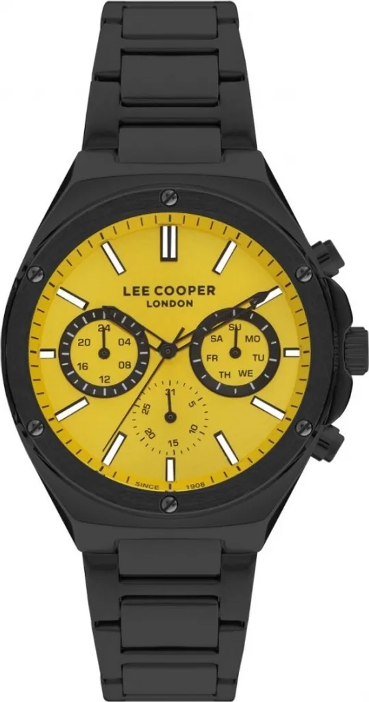 Montre Homme Lee Cooper Jaune : Ne Passez Plus Inaperçu avec ce Style