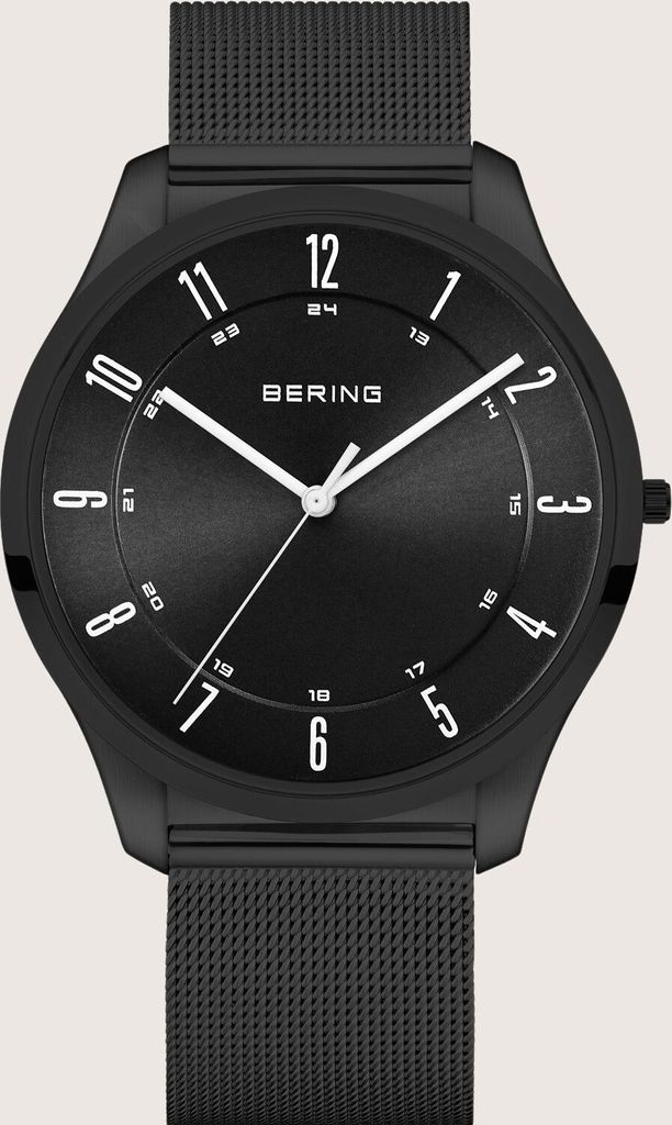 Bering Herren Uhr Armbanduhr Ultra-Slim Schwarz - 18340-222 Produktbild 
