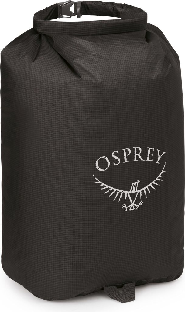 Osprey DrySack 12L Schwarz Camping Ausrüstung Wasserdicht Amenities