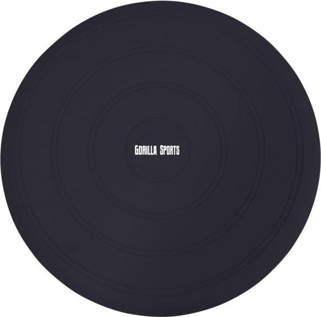 GORILLA SPORTS® Ballsitzkissen - Grau, inkl. Pumpe, 33cm Produktbild 