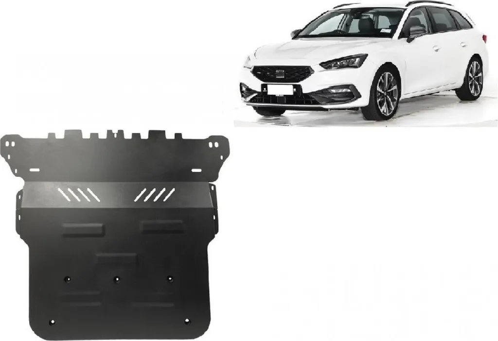 Protection sous moteur en acier pour Seat Leon - Plaque carter robuste