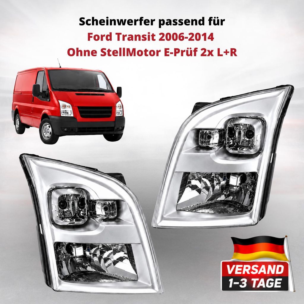Světlomety vhodné pro Ford Transit 2006–2014 bez Obrázek produktu 