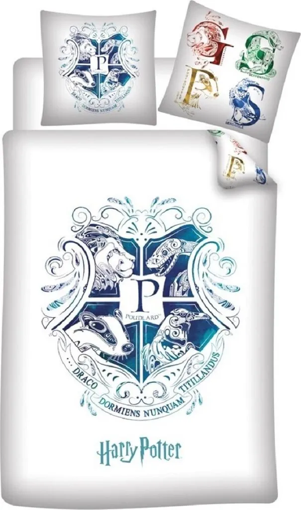 Set Copripiumino Harry Potter 140x200 Microfibra - Biancheria Magica