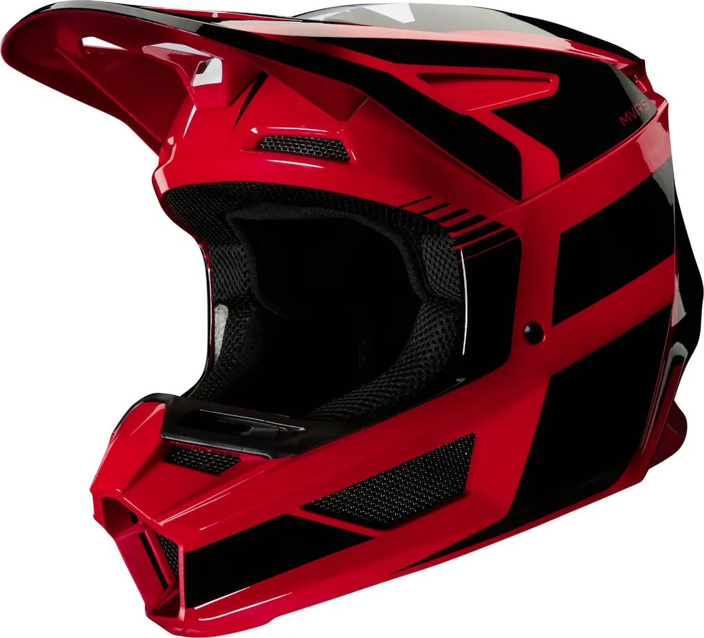 Casque de motocross Fox V2 Hayl Rouge pour Jeunes Taille S - Sécurité