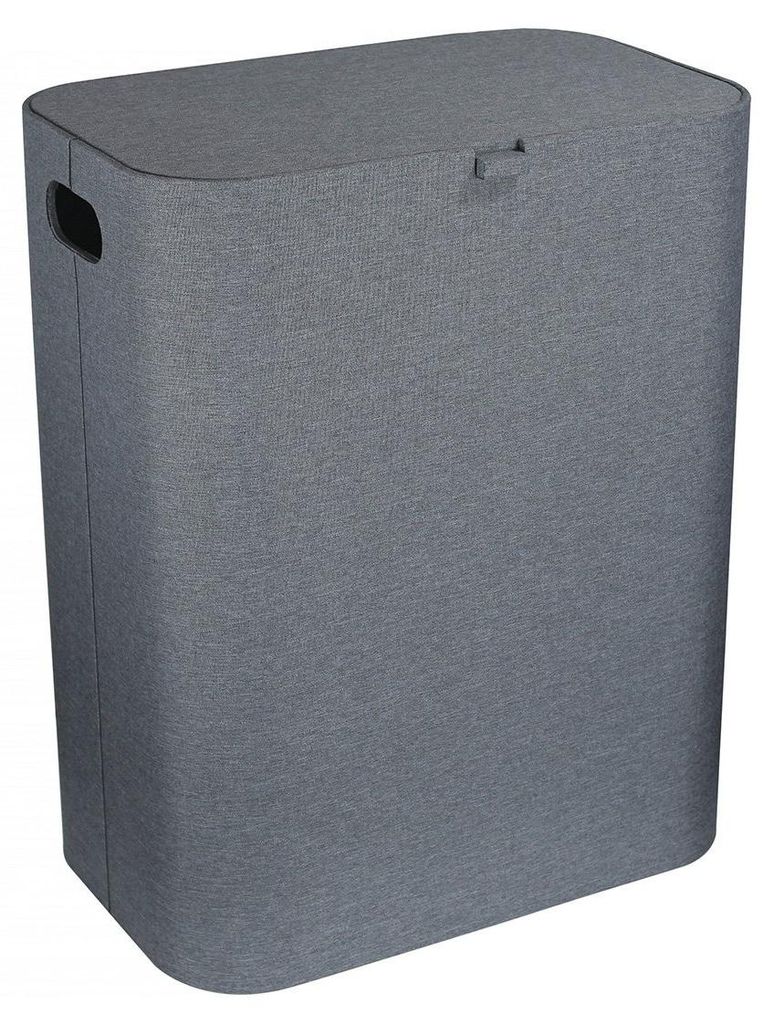 Koh-I-Noor BELLAGIO Wäschekorb 50,5x62,5x32cm, Grau Produktbild 