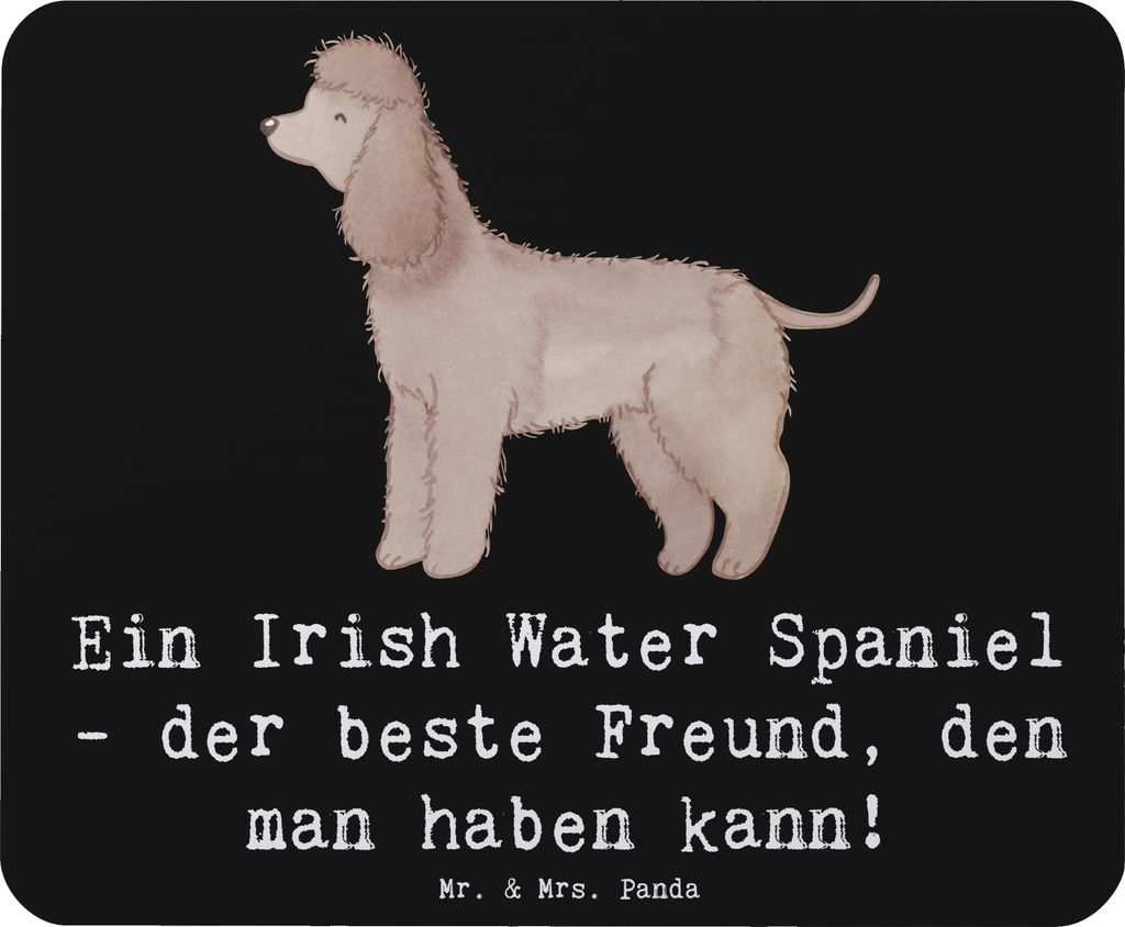Mr. & Mrs. Panda Mauspad Irish Water Spaniel Freund - Produktbild 