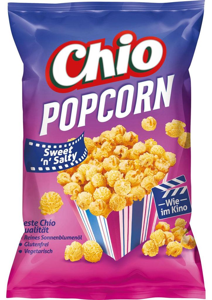 Chio Gotowy Popcorn Słodki i Słony bezglutenowy wegański Zdjęcie produktu 