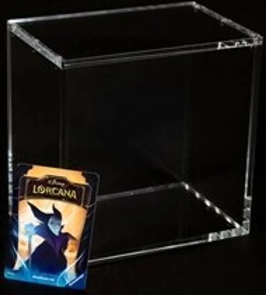 Présentoir acrylique Disney Lorcana pour protéger boîte au trésor