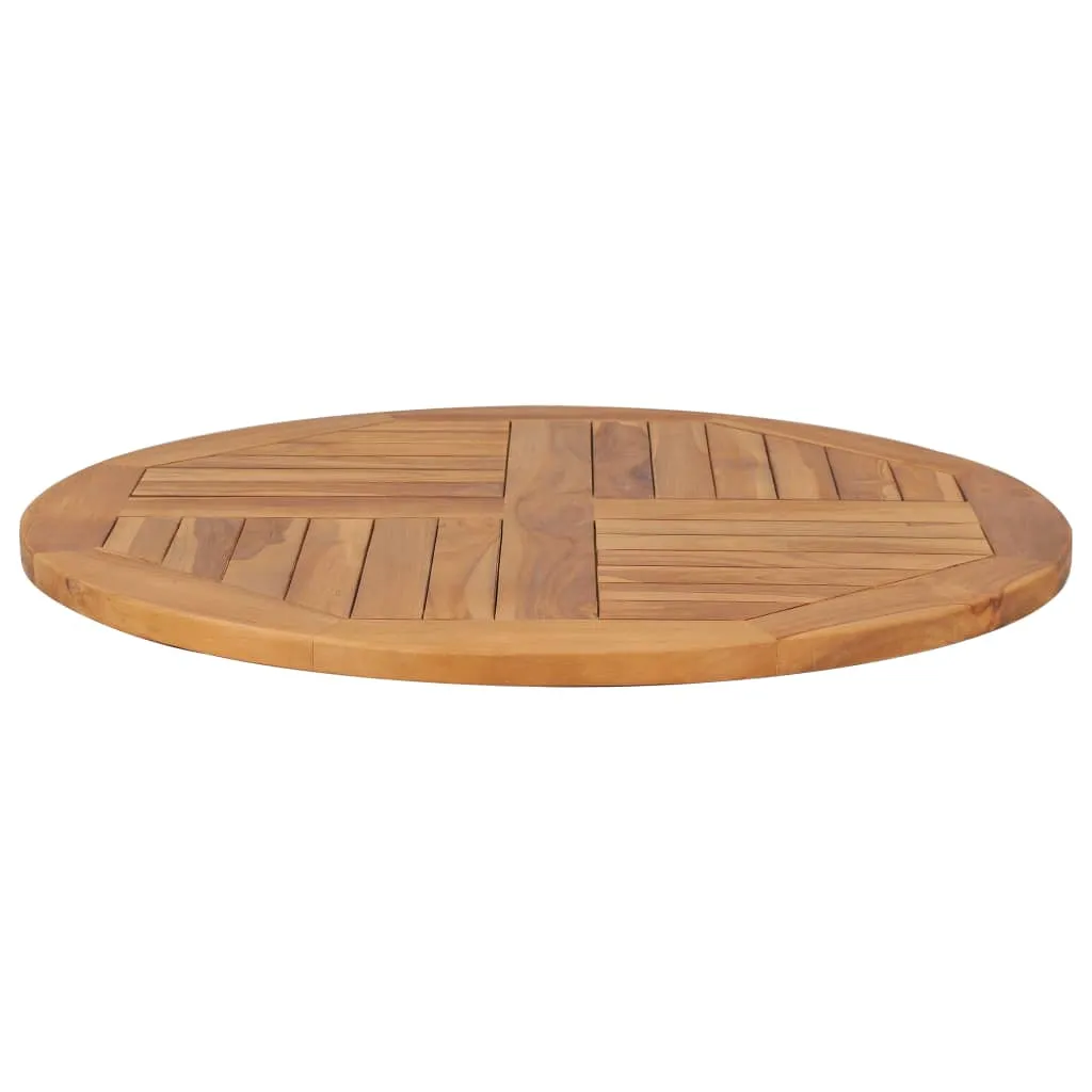 Plateau de Table en Bois pour Intérieur et Extérieur Couvert 80 cm