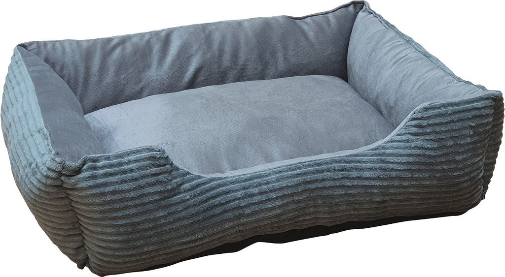 Nobby Komfortbett eckig Classic "HINA" dunkelgrau L x B x H: 60 x 50 x 18 cm