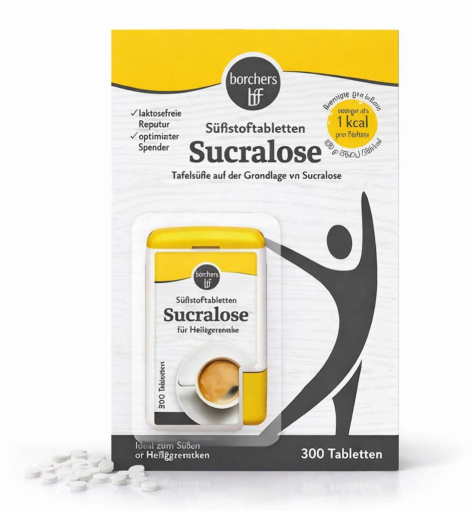 borchers Sucralose Süßungstabletten 300 Tabletten Produktbild 