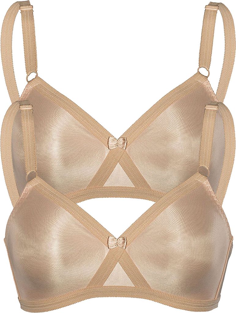 2er Pack Soft BH mit Kreuzblende Functional Bras von der Produktbild 