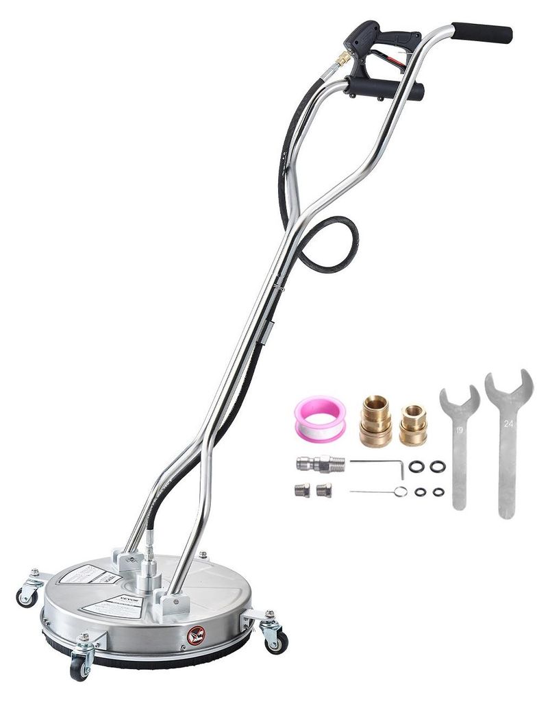 VEVOR 15" Hochdruckreiniger Flächenreiniger, Edelstahl Produktbild 